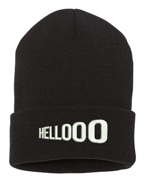 Picture of Classic All Black Hellooo Toque